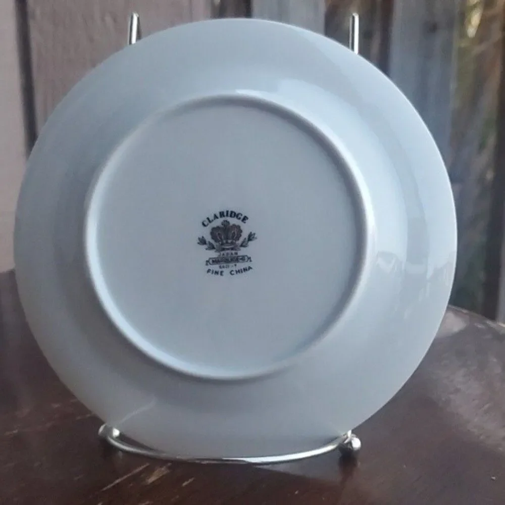 Claridge Fine China Japan “Marquise” Teacup & Saucer – Gold Trim – Hard to Find